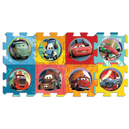 Pěnové puzzle Cars/Auta 32x32x1cm 8ks v sáčku Pěnové puzzle Cars/Auta 32x32x1cm 8ks v sáčku