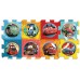 Pěnové puzzle Cars/Auta 32x32x1cm 8ks v sáčku