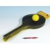 Soft tenis plast černý+míček 53cm v síťce