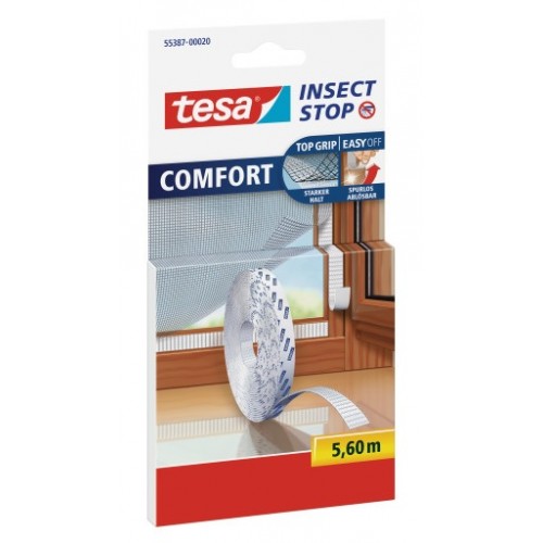 TESA Insect Stop Náhradní role suchého zipu Pro sítě COMFORT, 55387-00020-00