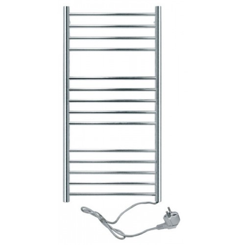 SAPHO DIVA TH420 Elektrický sušák ručníků, hranatý 1160x620mm, 120W, nerez