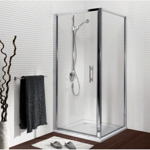 RONAL TOPF TOP-Line boční stěna 100 cm, aluchrom/sklo linie TOPF10005051