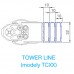 ROLTECHNIK nastavovací profil pro TCxx, 10/2000 mm, brillant P3063