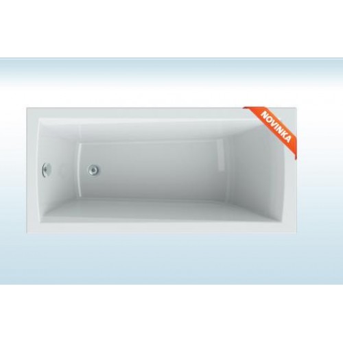 TEIKO Vana Trend obdélníková 180 x 80 cm, akrylátová, bílá V113180N04T05001