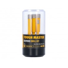 Tough Master TM-DDK5 Sada diamantových vrtáků o velikostech 5 mm, 6 mm, 8 mm, 10 mm a 12 mm, 5ks