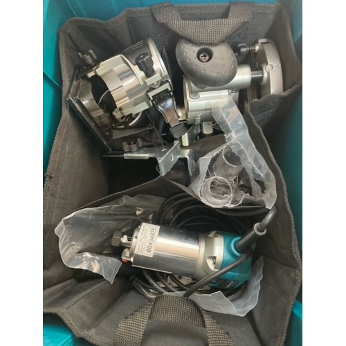 VÝPRODEJ MAKITA RT0700CX2J Kombinovaná frézka s příslušenstvím 700W,systainer POUŽITÉ, PO SERVISE!!