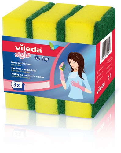 VILEDA Style Tip Top houbička 3 ks 106067