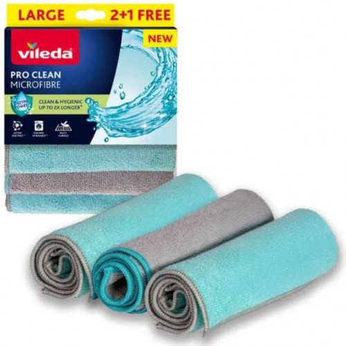 VILEDA Pro Clean mikrohadřík 2+1ks 179227