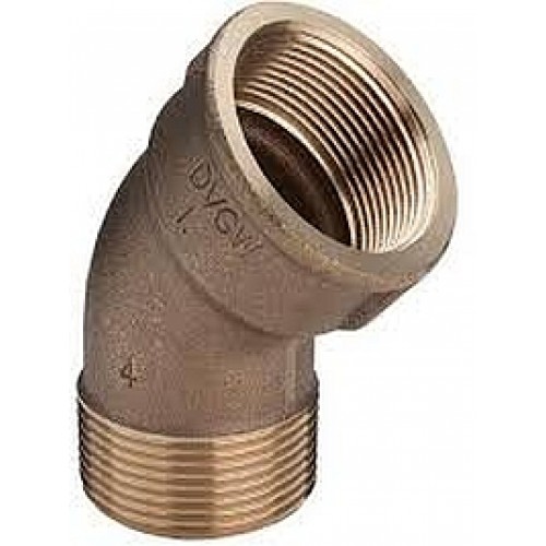 VIEGA Bronz závitový oblouk 3121 1" 45° 264161 VIEGA Bronz závitový oblouk 3121 1" 45° 264161