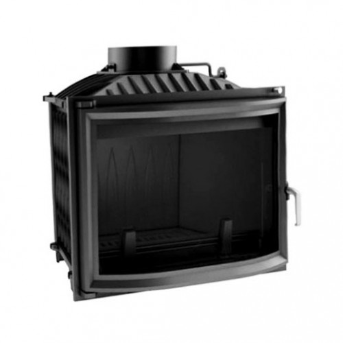 KRATKI WIKTOR/R 14 kW krbová vložka teplovzdušná, obloukové sklo