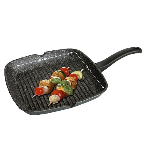 STONELINE Pánev grilovací s mramorovým povrchem, 28 cm, WX-7907