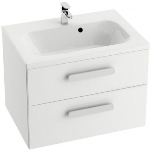 RAVAK Chrome II SD 700 skříňka pod umyvadlo,bílá / bílá 70cm - X000000920
