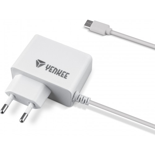 YENKEE YAC 2017WH Micro USB Nabíječka 2A 30018433 YENKEE YAC 2017WH Micro USB Nabíječka 2A 30018433