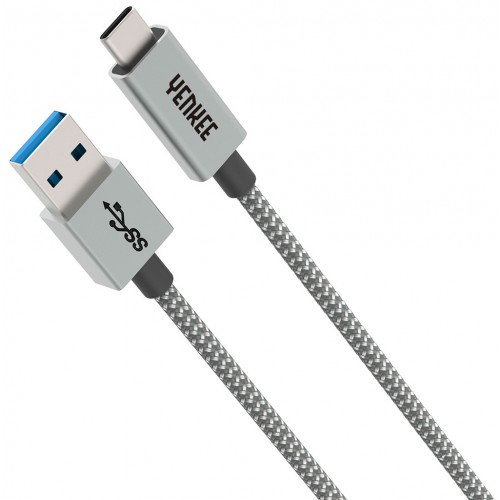 YENKEE YCU 311 GY kabel USB A 3.1 / C 1m 35052238