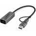 YENKEE YTC 013 USB C na RJ-45 Ethernet Redukce 45017086