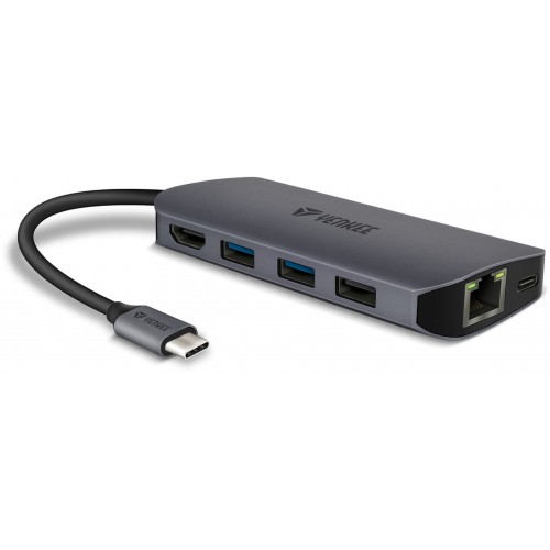 YENKEE YTC 081 Multiport Hub USB C 8v1 45017289 YENKEE YTC 081 Multiport Hub USB C 8v1 45017289