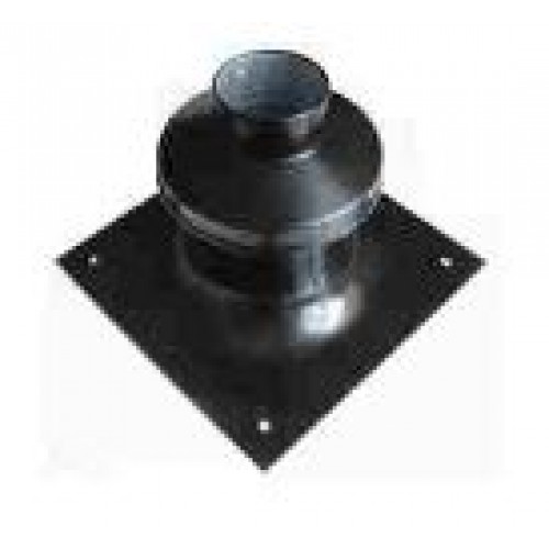 RICOMGAS Ukončovací kryt komína s možností přisávání 30 x 30 cm ZB80SCH-AL