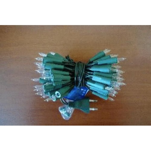 Vánoční osvětlení - ŽÁROVKOVÉ - vnitřní ČIRÉ 100 ks VS04