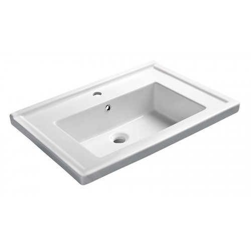 AQUALINE ZENO 70 nábytkové umyvadlo 70x48,5cm, 8070