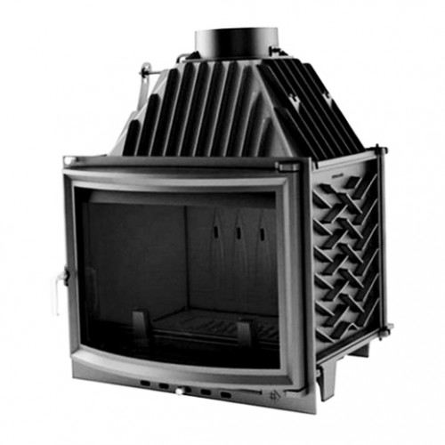 KRATKI ZUZIA/ECO/R 16 kW krbová vložka teplovzdušná, obloukové sklo