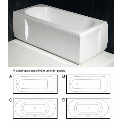 CLEO 170 panel rohový typ "D", výška 59 cm