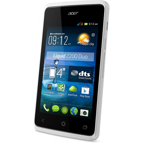 ACER Liquid Z200 Dual SIM DualC. 4 White Mobilní telefon 30013245