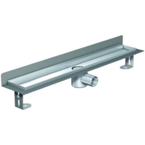 ACO ShowerDrain E žlab 1200 mm, bez roštu, boční odtok vysoký 9010.55.37