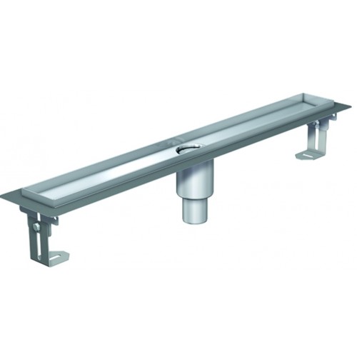 ACO ShowerDrain E žlab 1000 mm, bez roštu, svislý odtok 9010.66.33