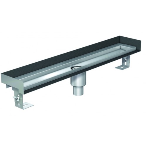ACO ShowerDrain E žlab 1000 mm, bez roštu, svislý odtok 9010.66.68