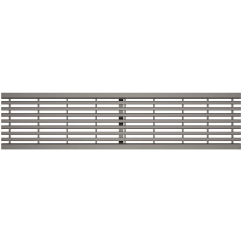 ACO EuroSelf rošt 0,5 m nerezový s podélnými pruty Heelsafe broušený 38715