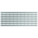 ACO Drainlock V/X100 - B125, rošt s podélnými U-profily 1,0 m, nerez 132555