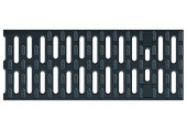 ACO Drainlock V/X100 - B125, rošt můstkový 0,5 m, plastový černý (Microgrip) 132710