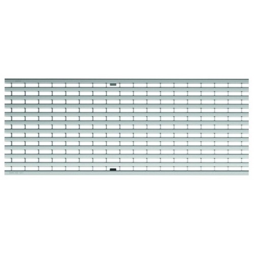 ACO Drainlock V/X200 - B125, rošt s podélnými U-profily 0,5 m, nerez 133632