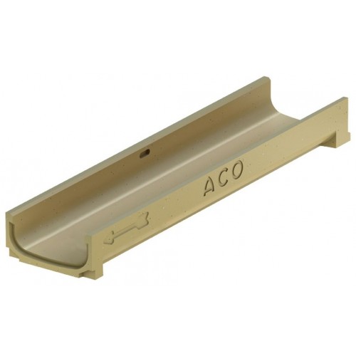 ACO Euroline mini žlab 0,5 m, H=5,5 cm, bez roštu 320276