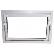 BAZAR ACO sklepní celoplastové okno s IZO sklem 100 x 60 cm bílá ROZBALENO!!