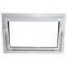 ACO sklepní celoplastové okno s IZO sklem 60 x 60 cm bílá