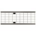 ACO MultiDrain V100/X100 mříž. rošt (MW30x15) B125, 1,0m Zn