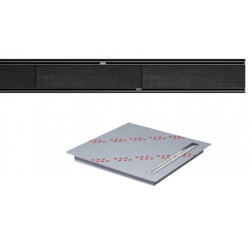 ACO Showerboard systémová deska + rošt 1000 x 1200 mm, Tile 620430