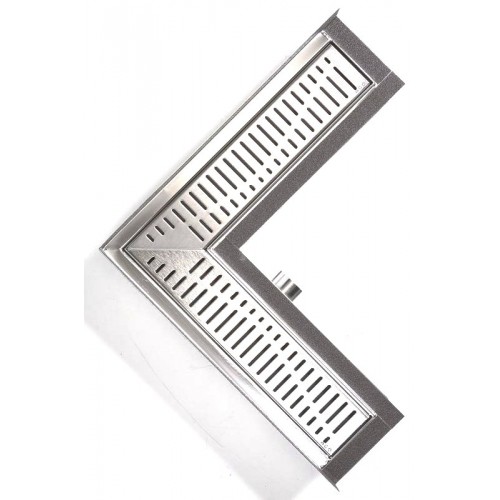ACO ShowerDrain E designový rošt rohový, Wave 0153.97.07 ACO ShowerDrain E designový rošt rohový, Wave 0153.97.07