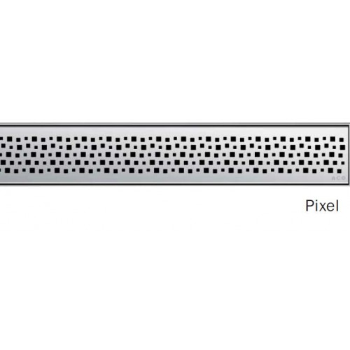 ACO ShowerDrain E odtokový rošt 1200 mm, design Pixel 9010.56.12