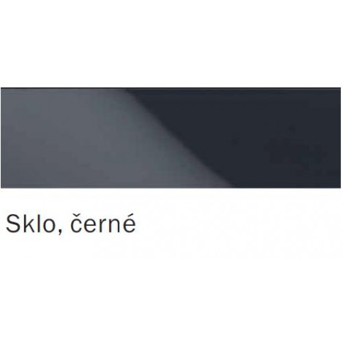 ACO ShowerDrain E odtokový rošt 1200 mm, design sklo, černé 9010.56.71