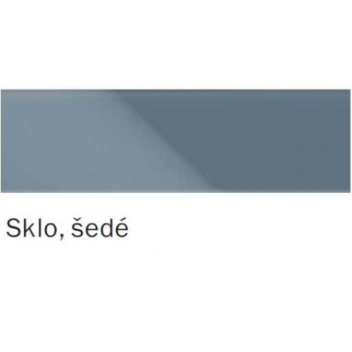 ACO ShowerDrain E odtokový rošt 800 mm, design sklo, šedé 9010.56.78