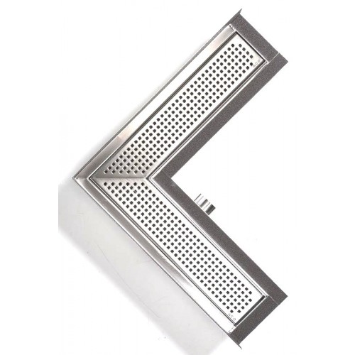ACO ShowerDrain E designový rošt rohový, Quadrato 0153.97.02 ACO ShowerDrain E designový rošt rohový, Quadrato 0153.97.02