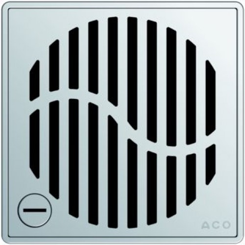 ACO ShowerPoint rošt 140 x 140 mm, s aretací, Wave 5141.21.28 ACO ShowerPoint rošt 140 x 140 mm, s aretací, Wave 5141.21.28