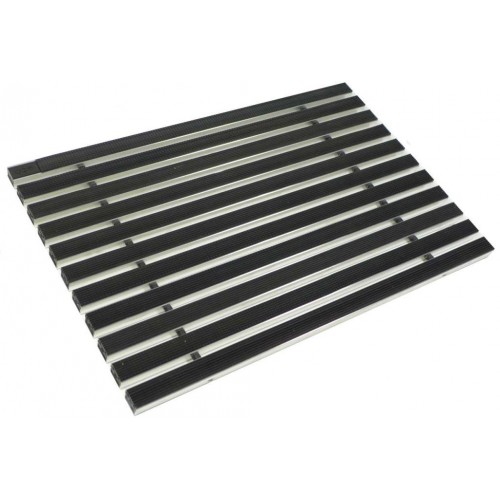 ACO rohožka s gumovou výplní 100 x 50cm, černá hliníkové profily 01215
