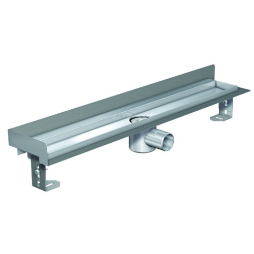 ACO ShowerDrain E žlab 1000 mm, bez roštu, boční odtok vysoký 9010.55.41