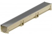 ACO Euroline 2.0 Žlab 1 m, H=10 cm, pozinkovaný můstkový rošt 3003693