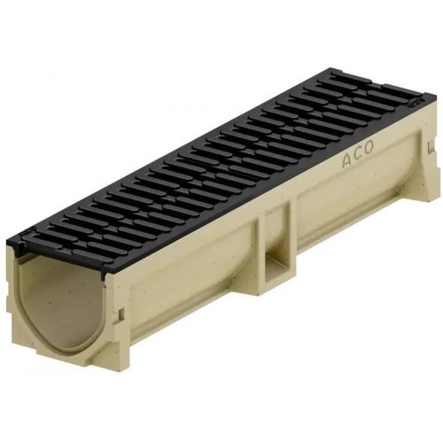 ACO Euroline 2.0 Žlab 0,5 m, H=10,4 cm, litinový můstkový rošt B125 3003698
