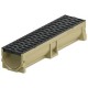 ACO Euroline 2.0 Žlab 0,5 m, H=10,4 cm, plastový rošt s Microgrip 416326