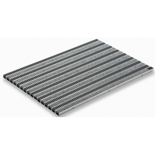 ACO Self Vario 2.0 Rips rohož 75 x 50 cm, plsť - sv.šedá + kazetový kartáč, AL 3008446